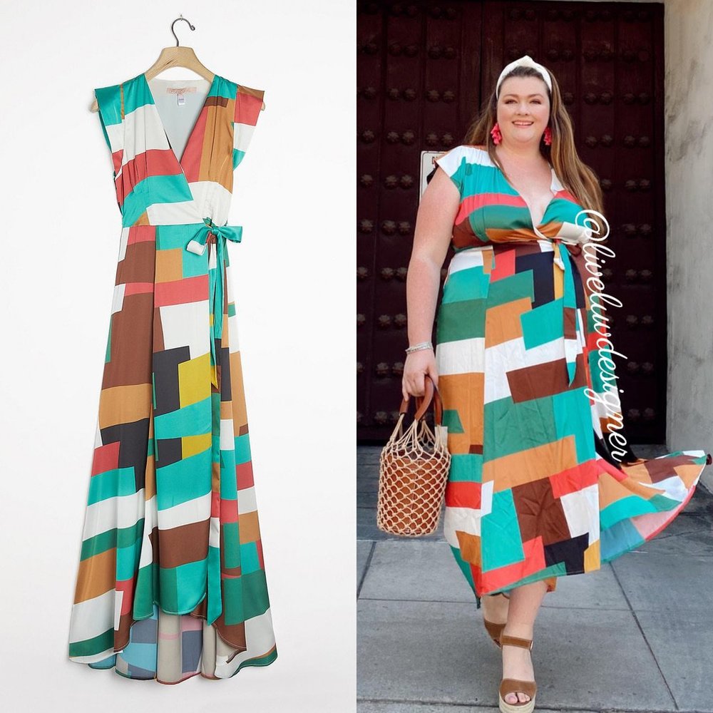 ANTHROPOLOGIE Hutch Alfonsine Wrap Maxi Dress - Picture 1 of 3